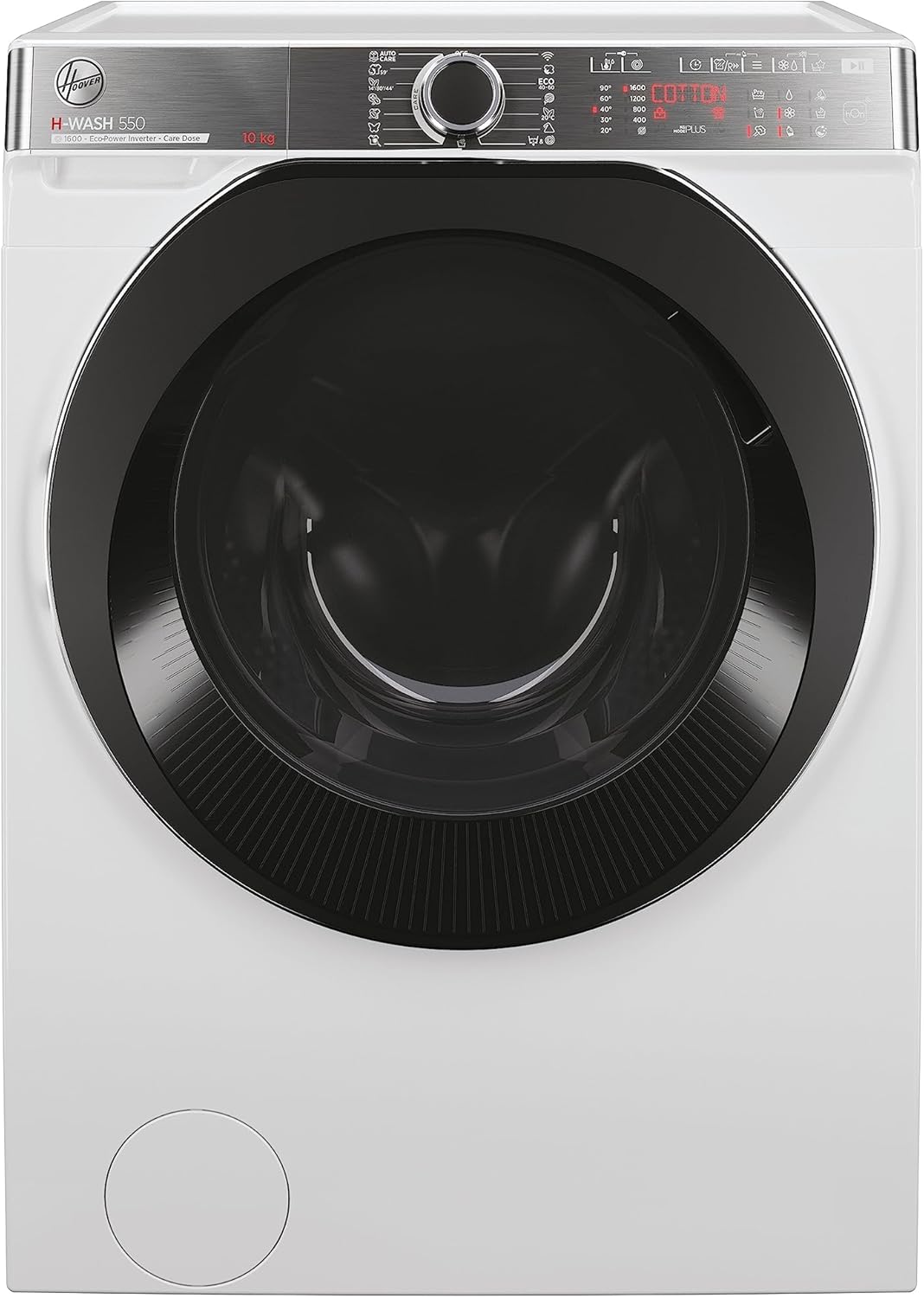Hoover H-WASH 550 H5WPBD610AMBC-S Waschmaschine/Energieeffizienzklasse A/Füllmenge 10 kg/Eco-Power Inverter Motor/Power Care System/ActiveSteam/hOn App/Wi-Fi + Bluetooth