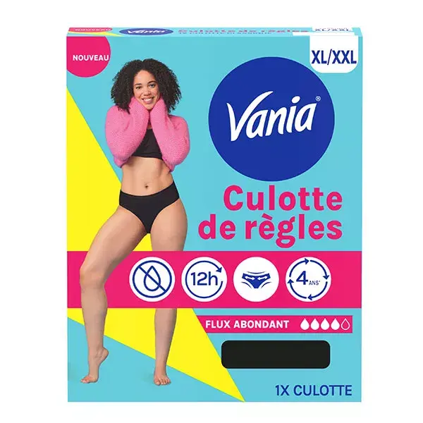 Calcinhas menstruais VANIA para fluxo intenso, tamanho XL/XXL