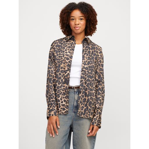 JJXX Jamie Skjorte, Cornstalk Leopard, S