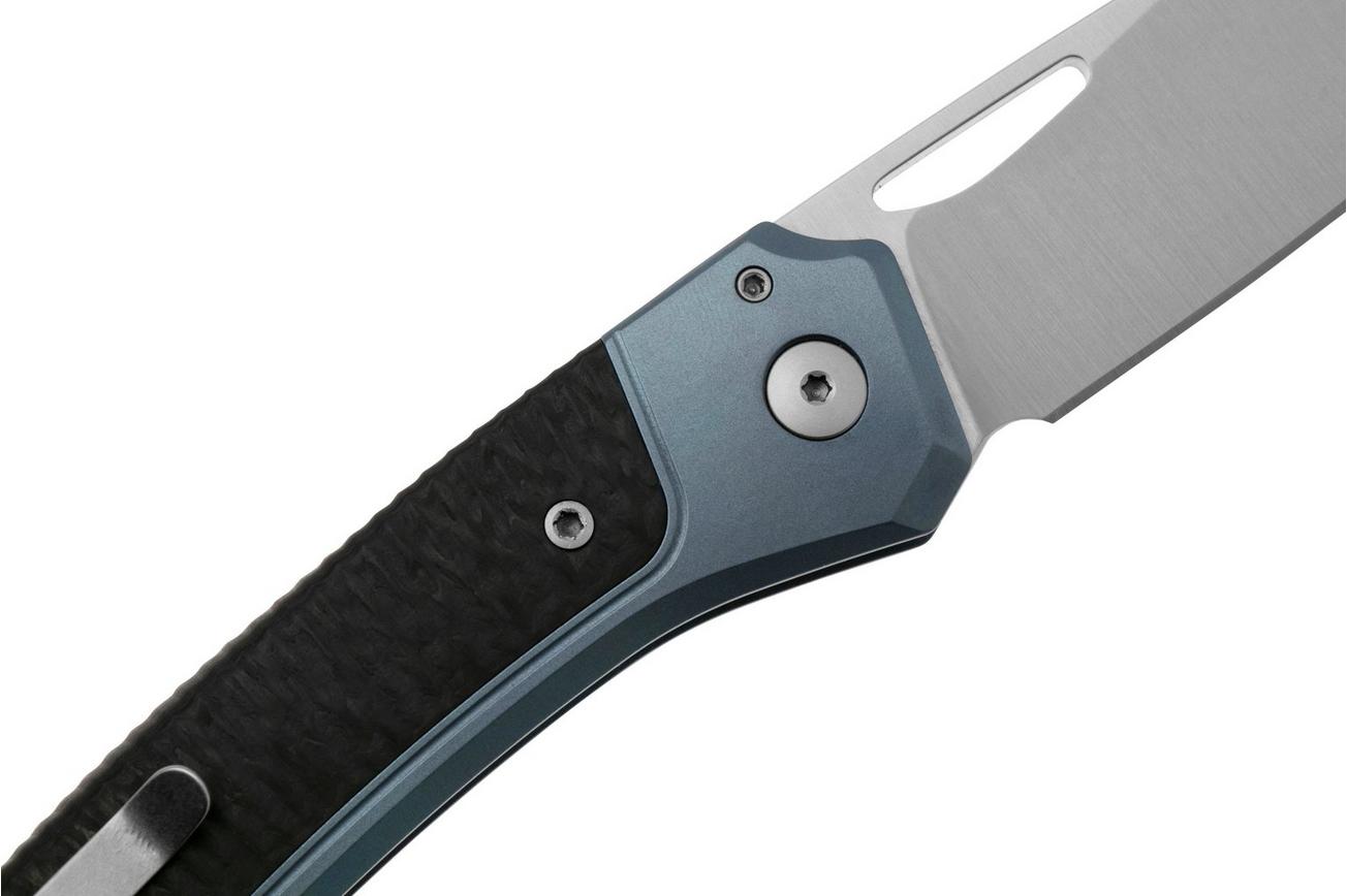 LionSteel Twain TW-BL-CF Blue Titanium, Carbon Fiber, zakmes, Gianni Pauletta design