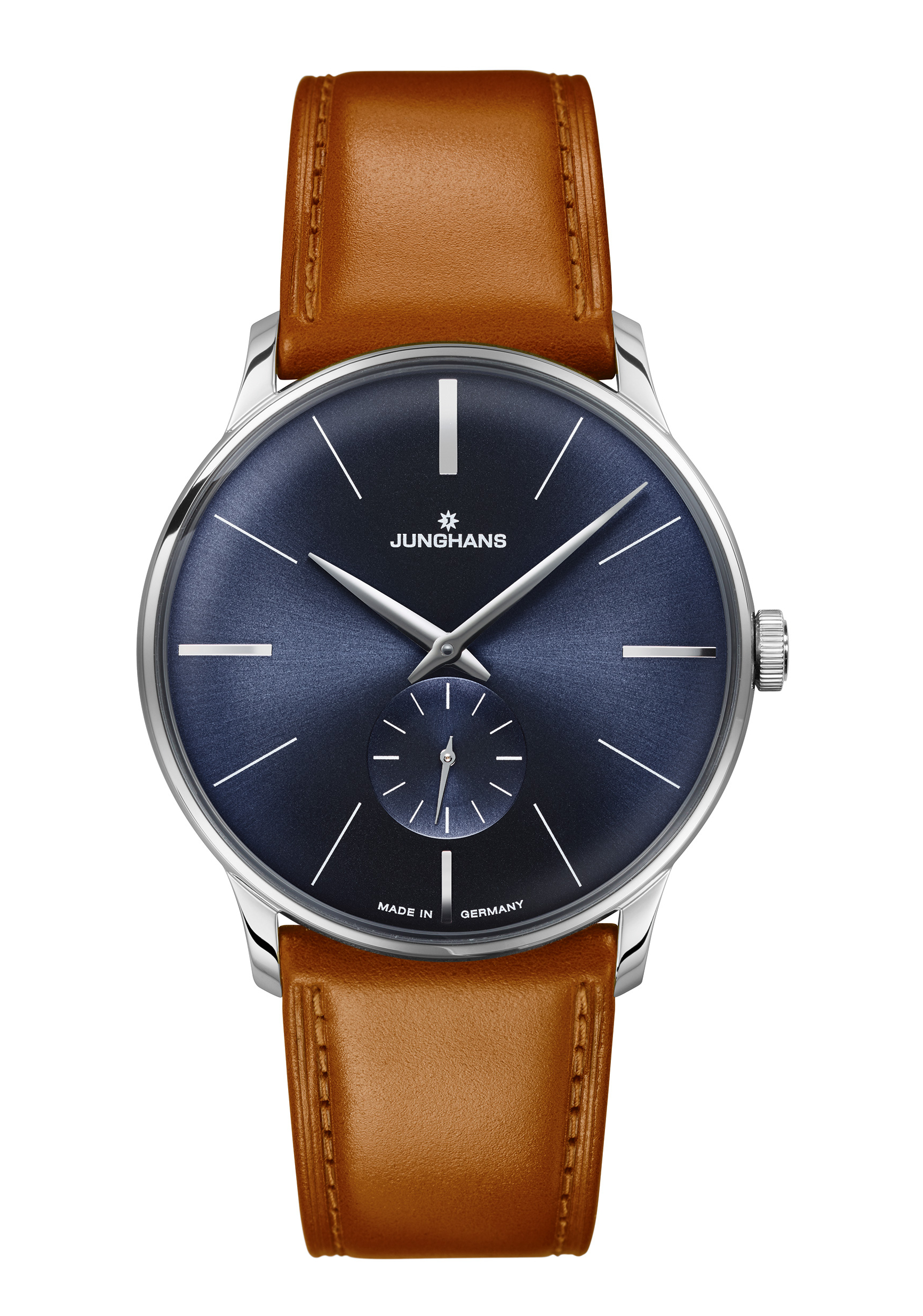 Junghans Meister Classic Handaufzug Herrenuhr Blau