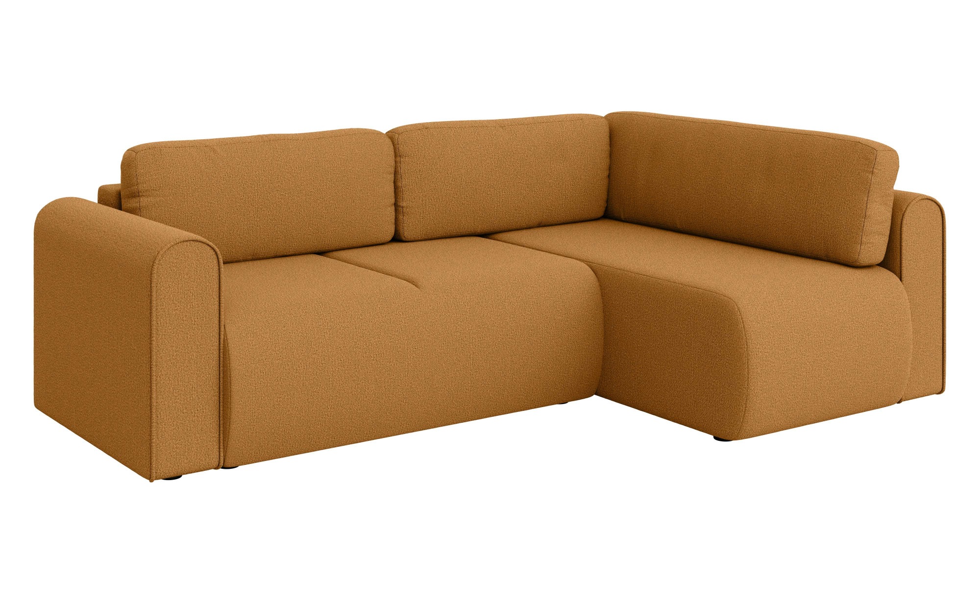 GOODproduct Ecksofa »Zacharia wahlweise Schlafsofa mit Bettkasten, B/T/H 250/166/86 cm« L-Form mit Wellenunterfederung, Ottomane rechts oder links bestellbar