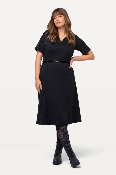 Trachtenkleid, Gürtel, Tunika-Ausschnitt, Halbarm