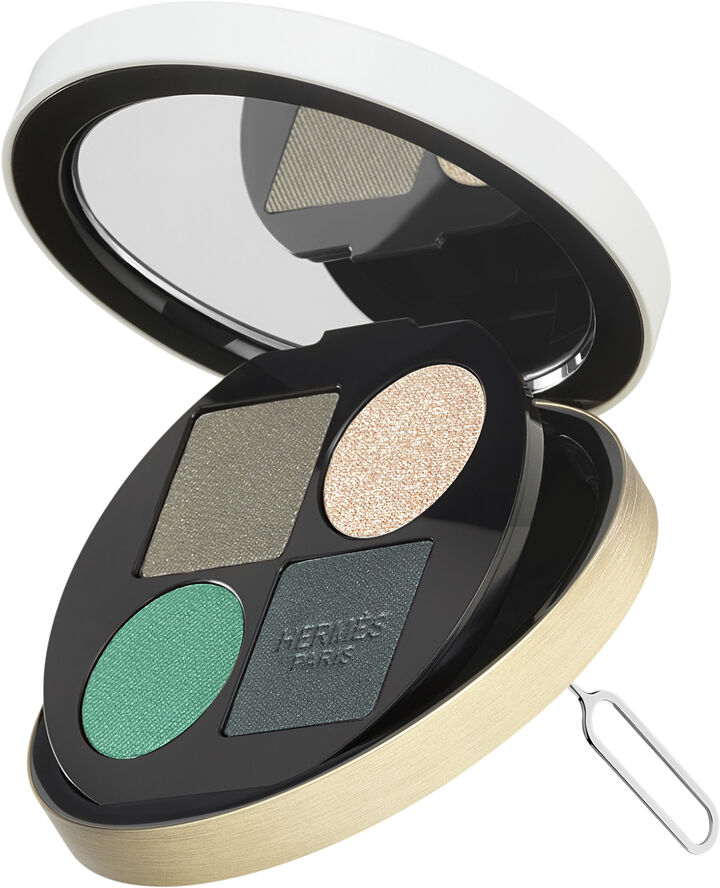 HERMÈS Ombres d'Hermès, powder quartet for the eyes, Ombres Végétales