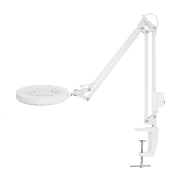 Nedis Forstørrelsesbordlampe | Linsestyrke: 3 Diopter | 6500 K | 6 W | 700 lm | Hvit