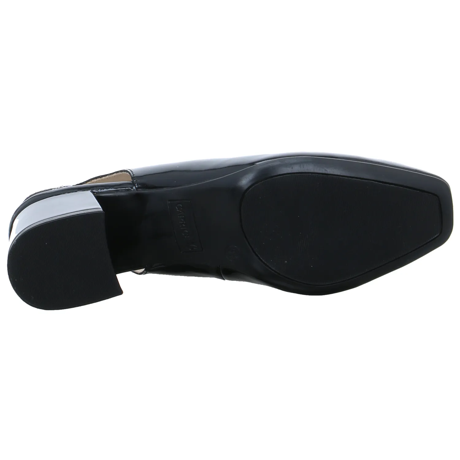 CAPRICE Comfort-Slingpumps Schwarz Leder