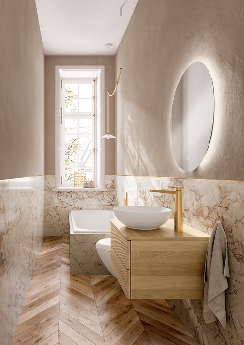 Villeroy & Boch Loop & Friends inbouw ligbad 170x75cm wit mat ovaal