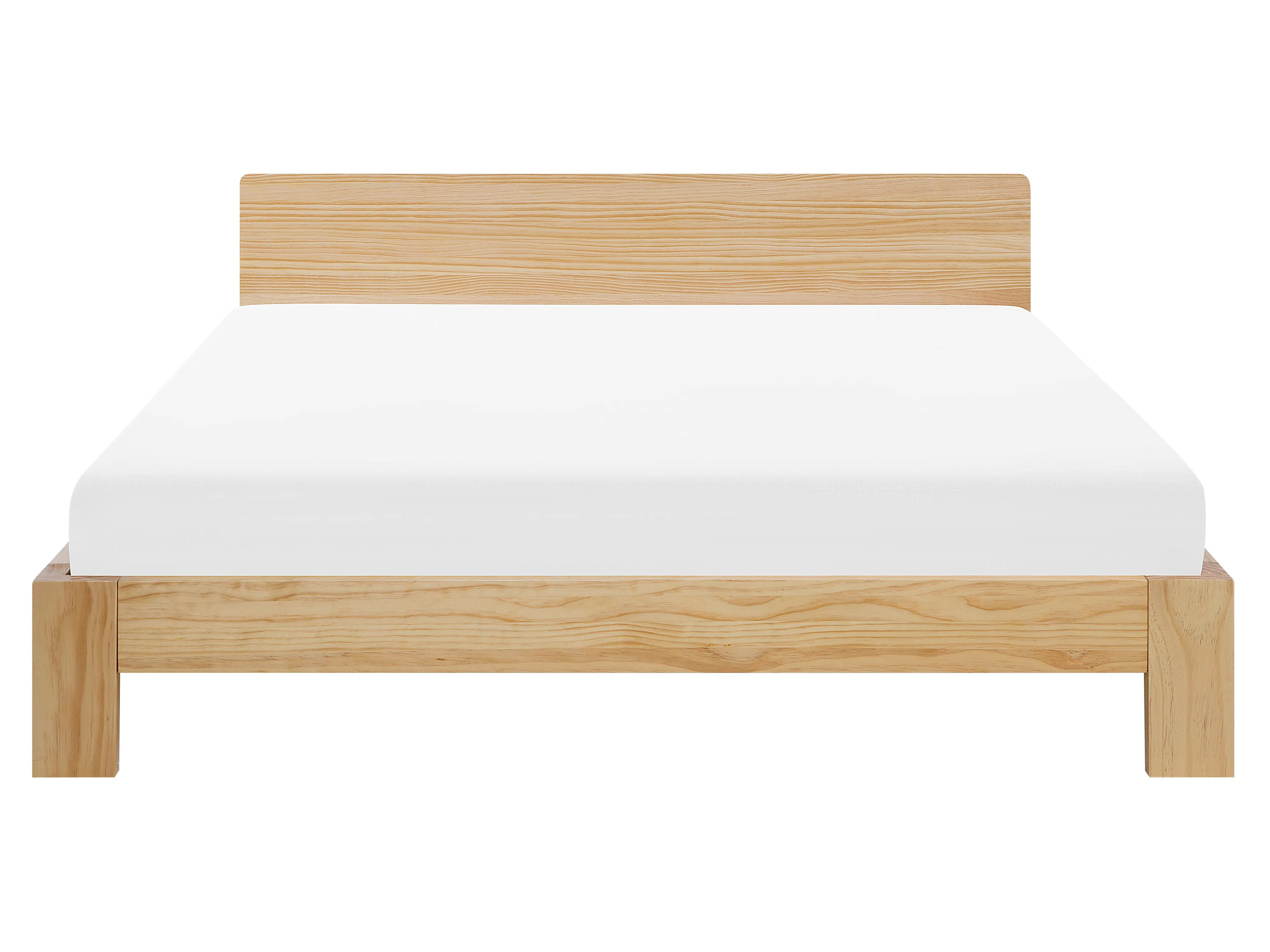 Bed Dennenhout ROYAN 160 x 200 cm Lichtbruin