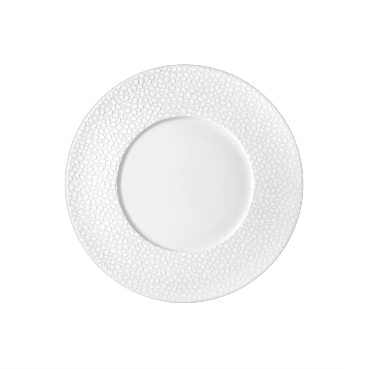 Baghera Blanc - Assiette à dessert 23cm (lot de 6) Médard de Noblat