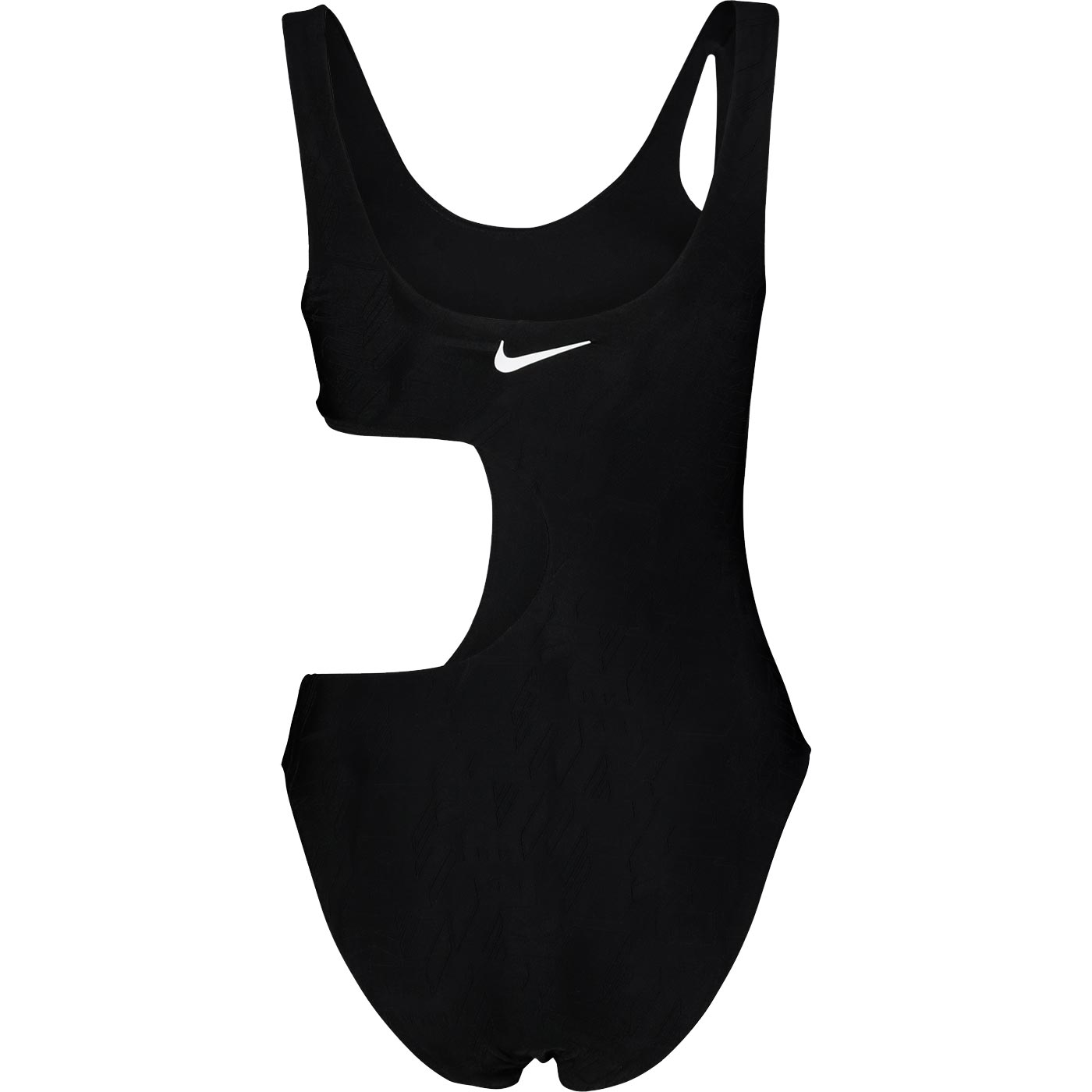 Nike Cutout One Piece Badeanzug Damen schwarz