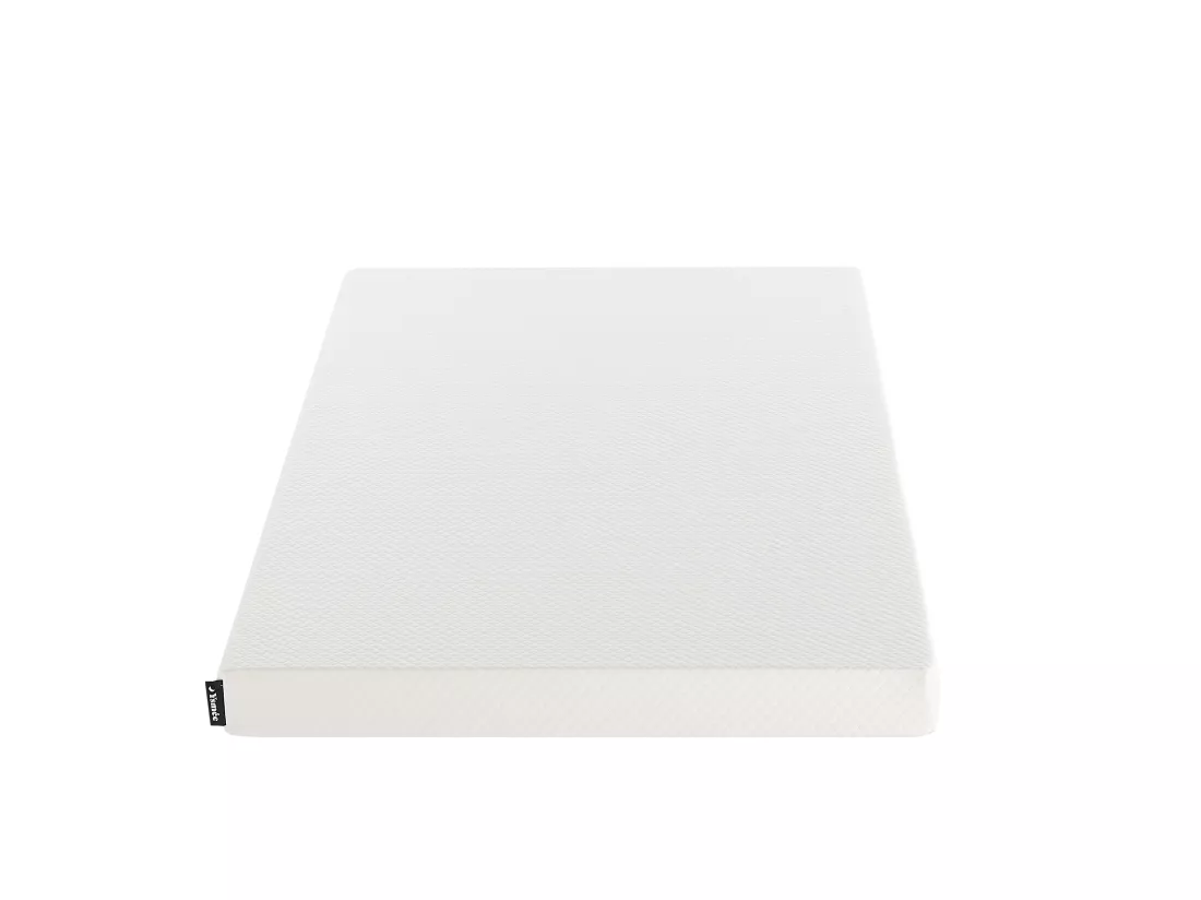 Ensemble 90 x 190 cm sommier coffre blanc + matelas mousse déhoussable ép.9cm - OCHI de YSMÉE