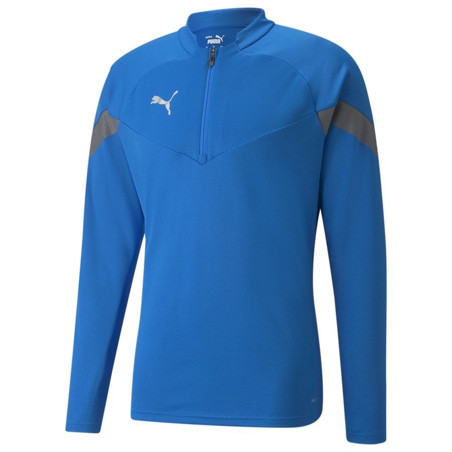 PUMA Maillot d'Entraînement teamFINAL Fermeture Éclair 1/4 - Bleu