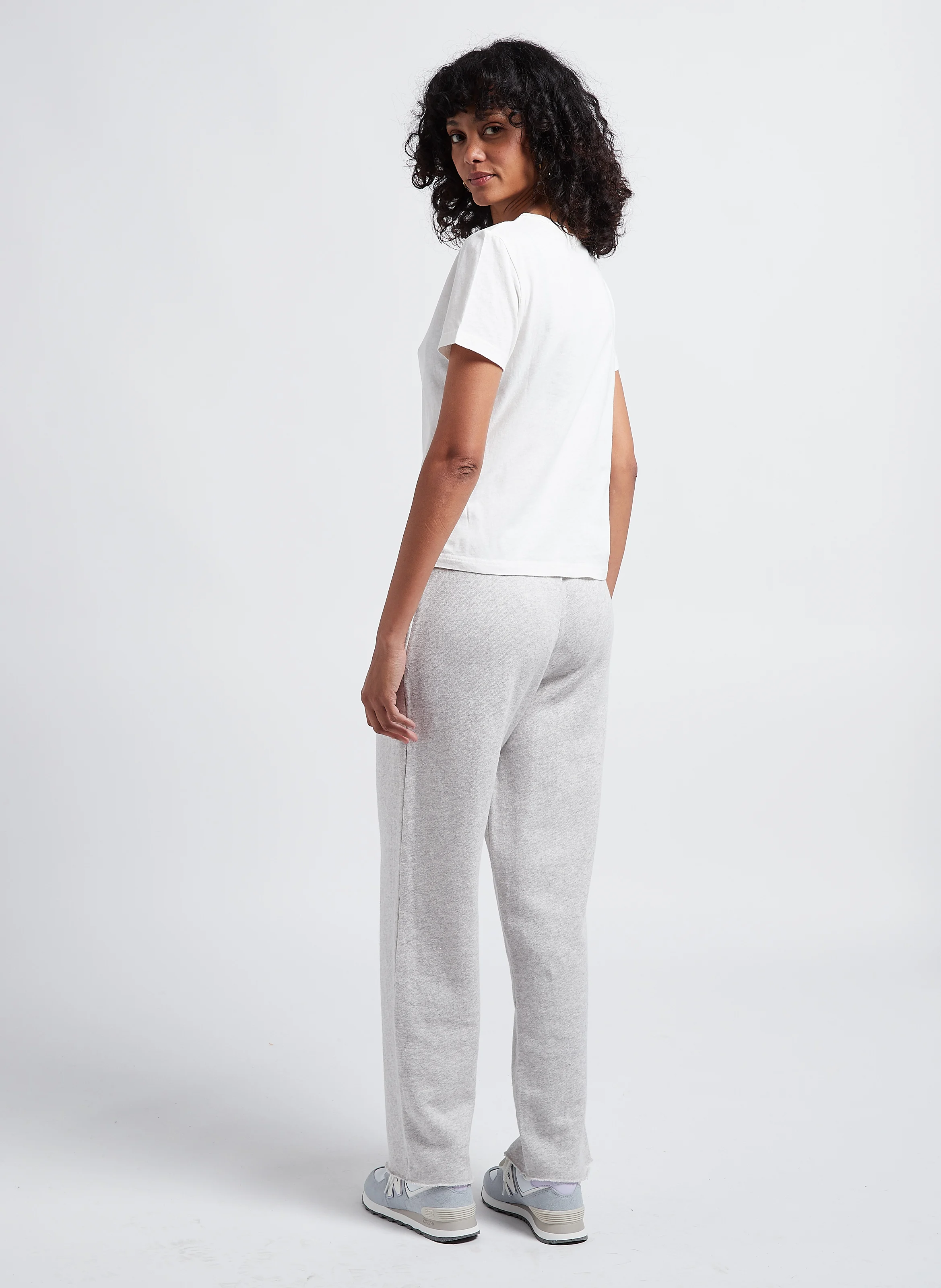 KODYTOWN - Jogging droit en coton | Gris