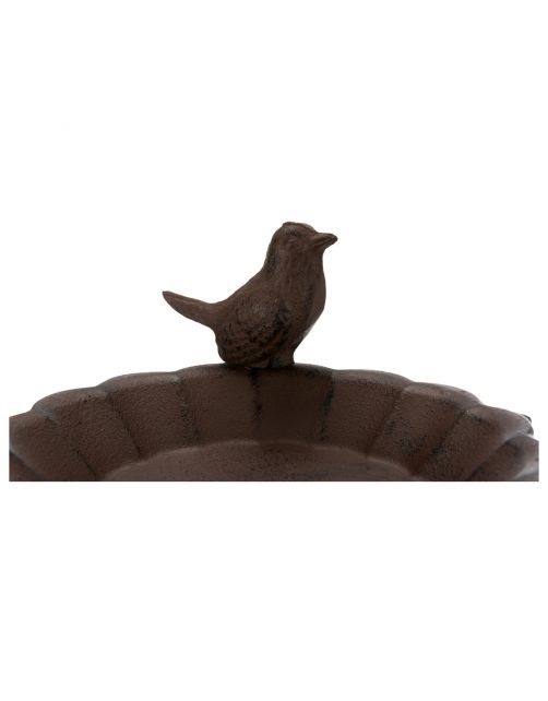 Trixie Vogeldrinkschaal Gietijzer Staand - Drinkbak - Ø16 cm Bruin