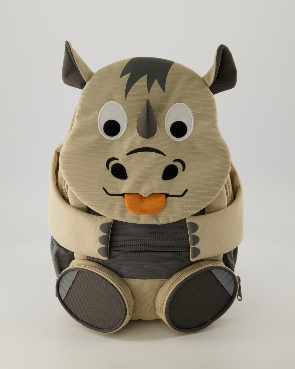 Affenzahn Large Friend Nashorn Rucksack in Beige