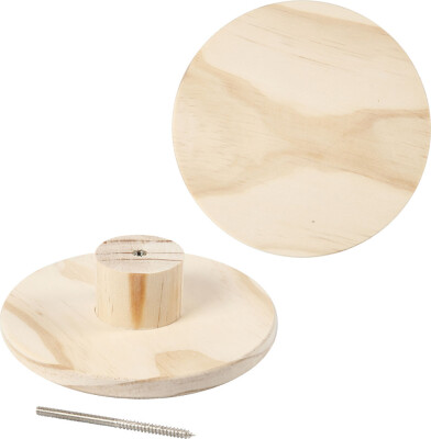 Træknage - Rund - D 4,5 CM - Ø 15 CM - 1 Stk