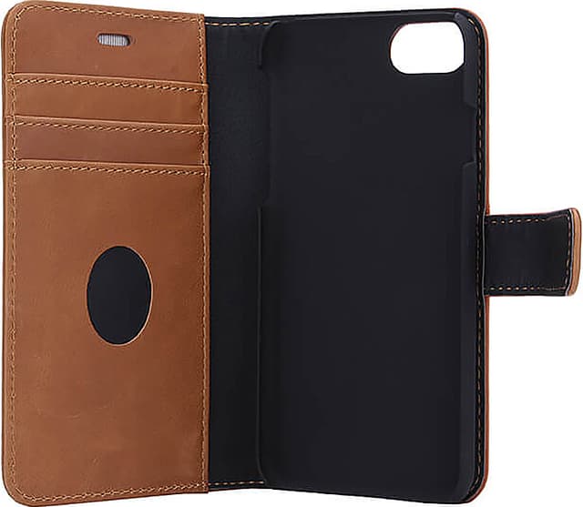 RadiCover iPhone 6/7/8/SE Gen. 2/3 2i1 etui med pung (tan)