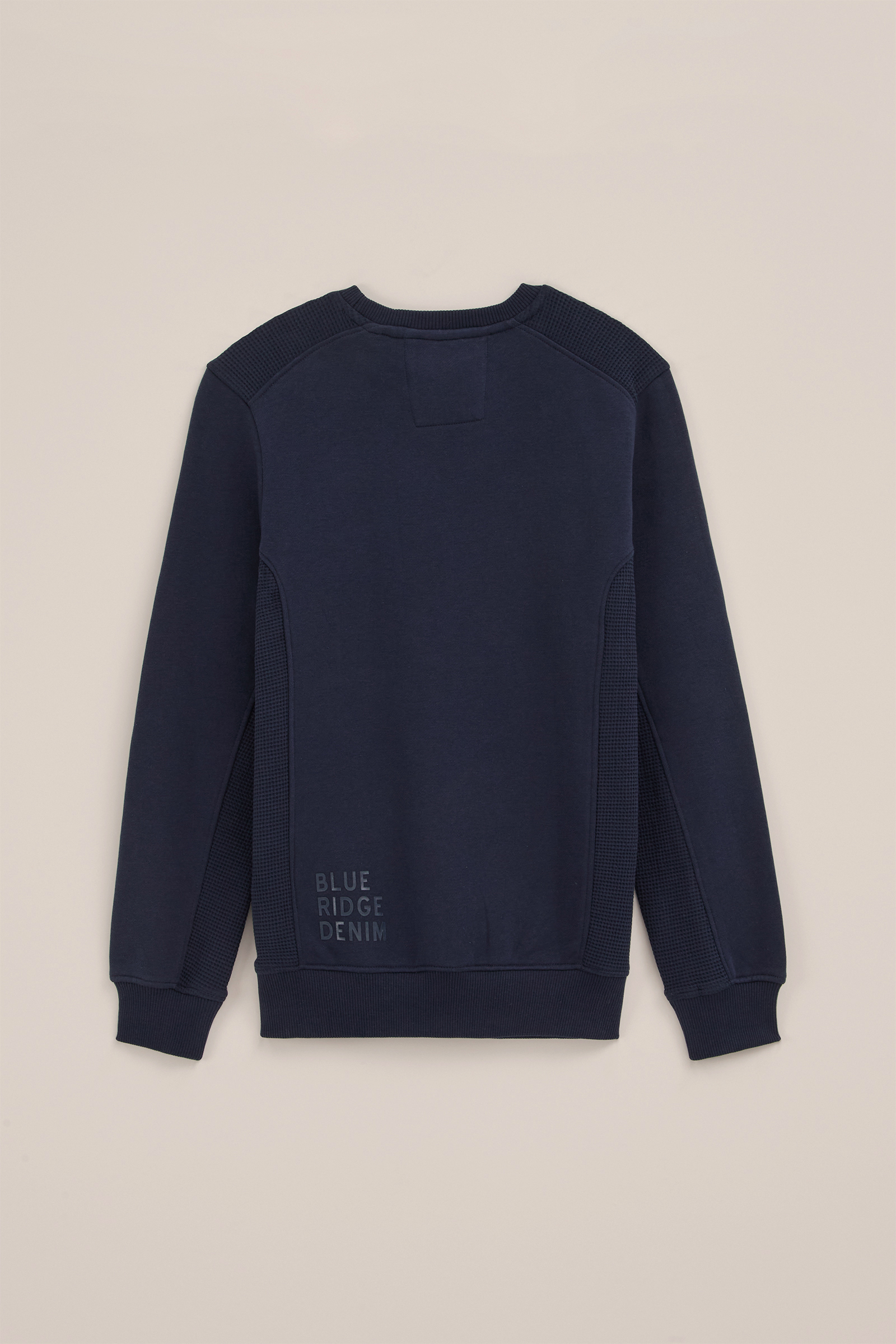 Jongens sweater met structuur Blue Ridge Donkerblauw