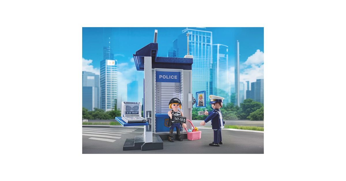 PLAYMOBILAction Heroes - Politie verhoorkamer Constructiespeelgoed  (71733)