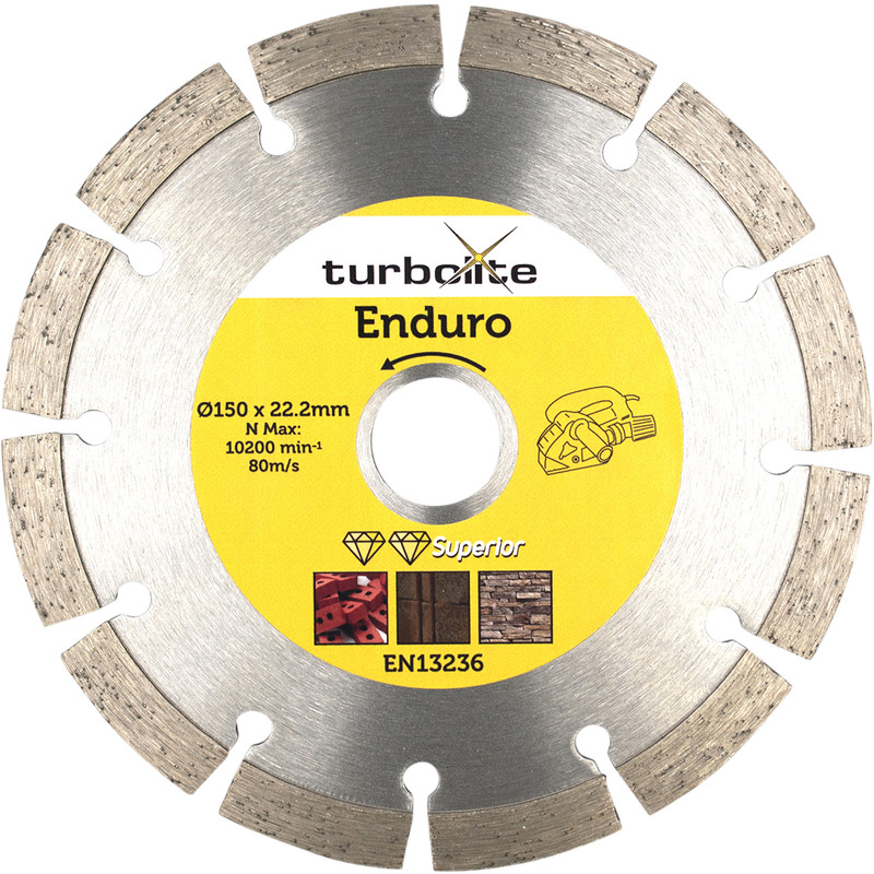Turbolite Superior Enduro diamantschijf universeel 150x22,2mm