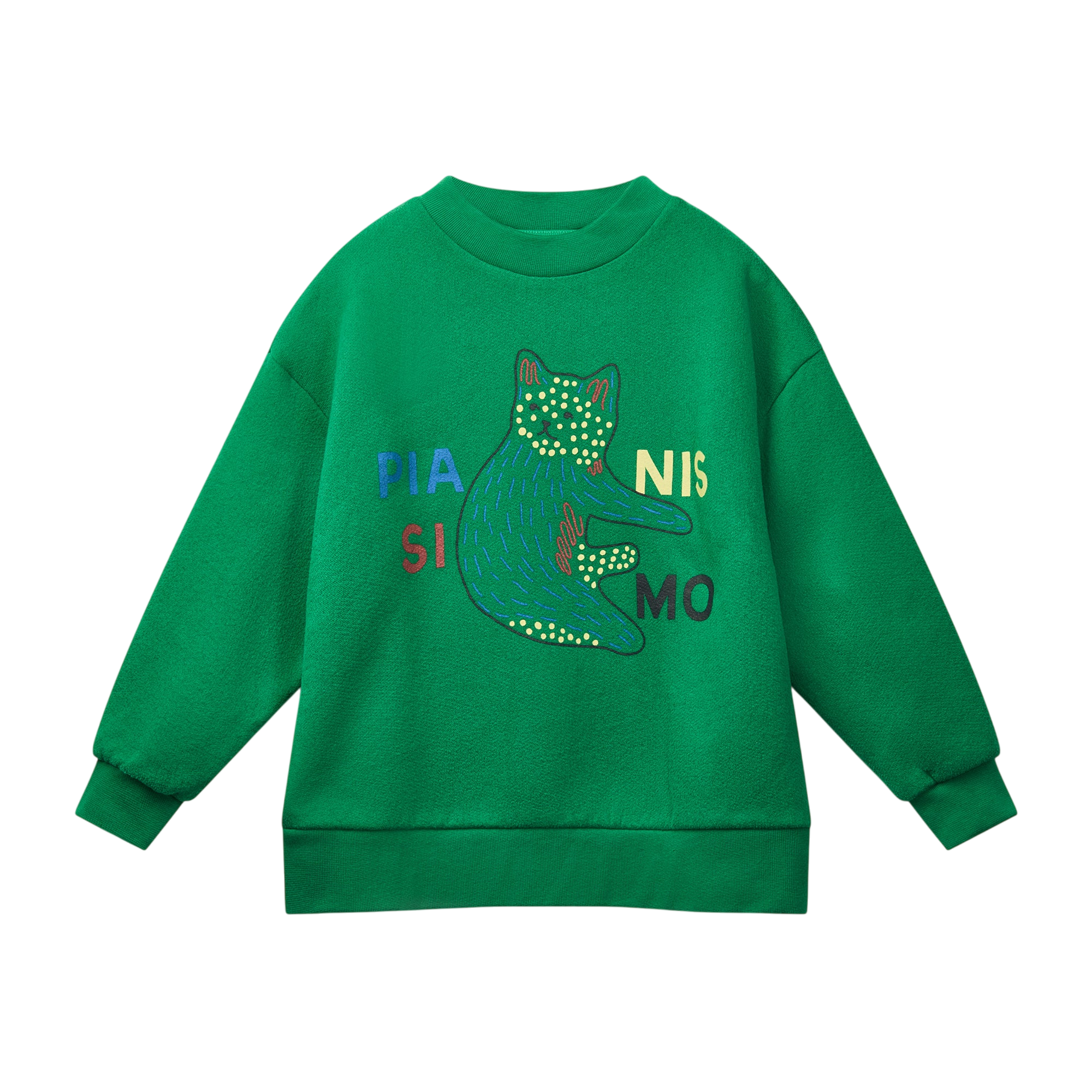 Sweatshirt Kukka Python Green Cat