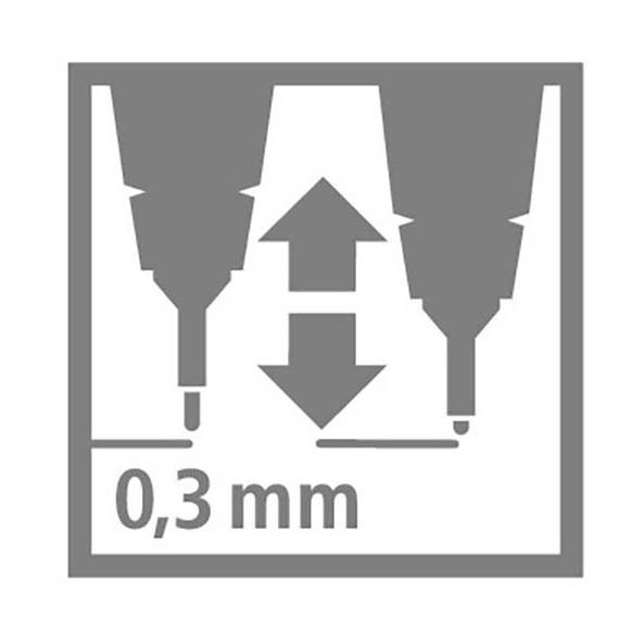 STABILO SENSOR - Fineliner 0.3 mm - Set Met 4 Stuks