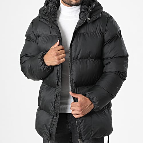 Doudoune Longue Capuche MNT-10024 Noir