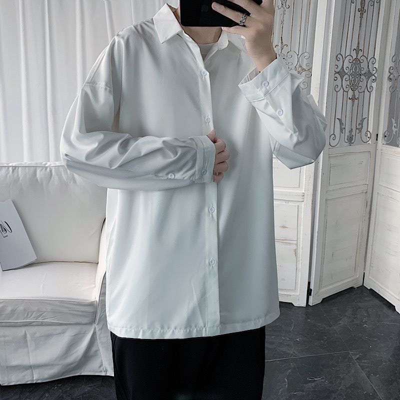 Wewewow - effen shirt met lange mouwen