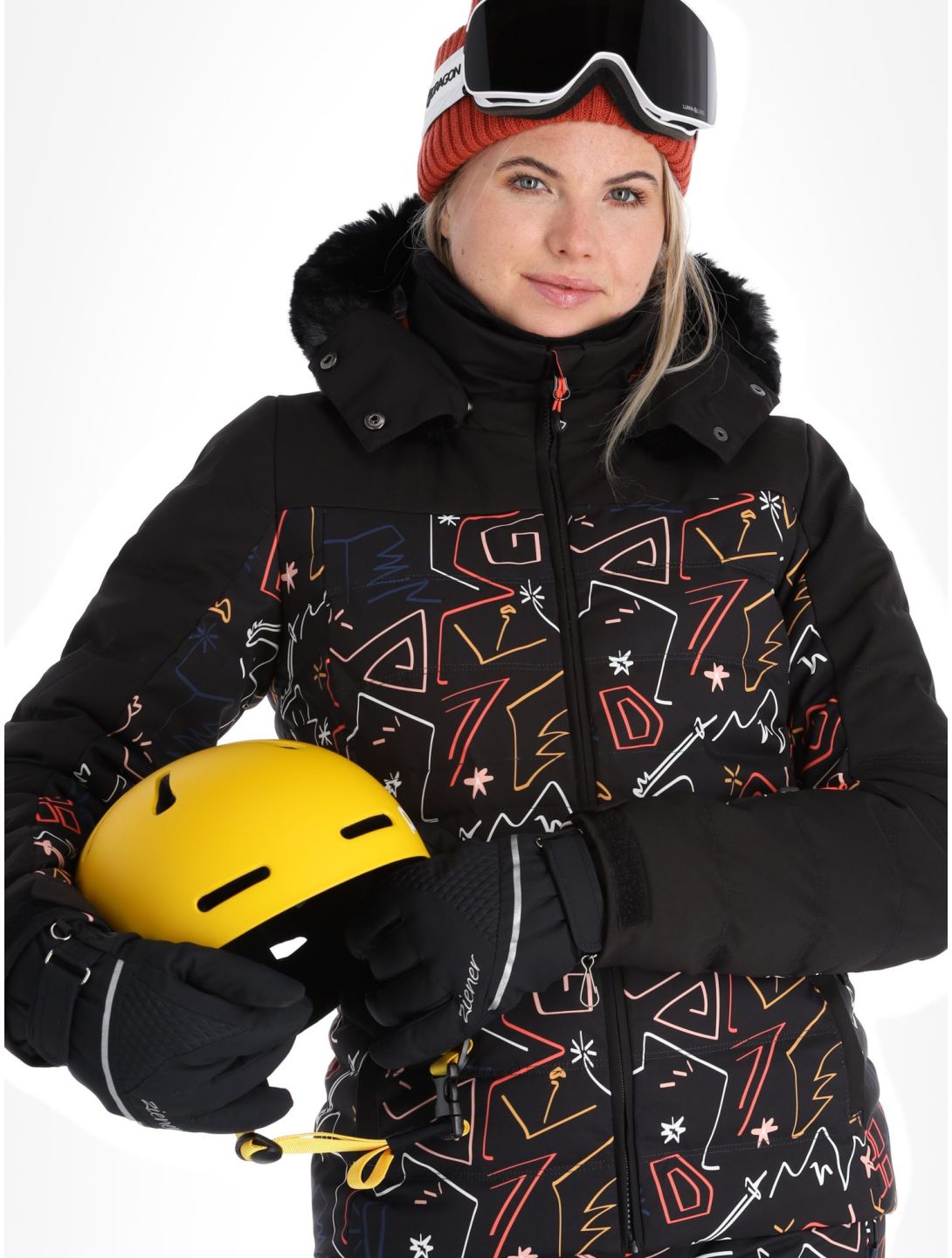 Traqui Print ski-jas dames