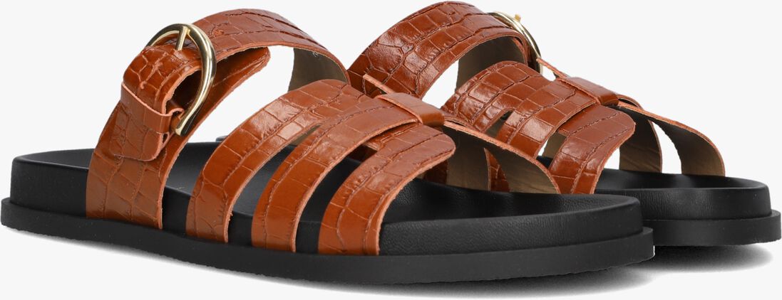 cognac notre-v slippers 227105