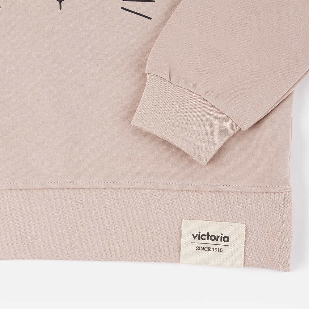 Sudadera De Felpa V. Things Con Diseño De Animalitos E Perchado Interior