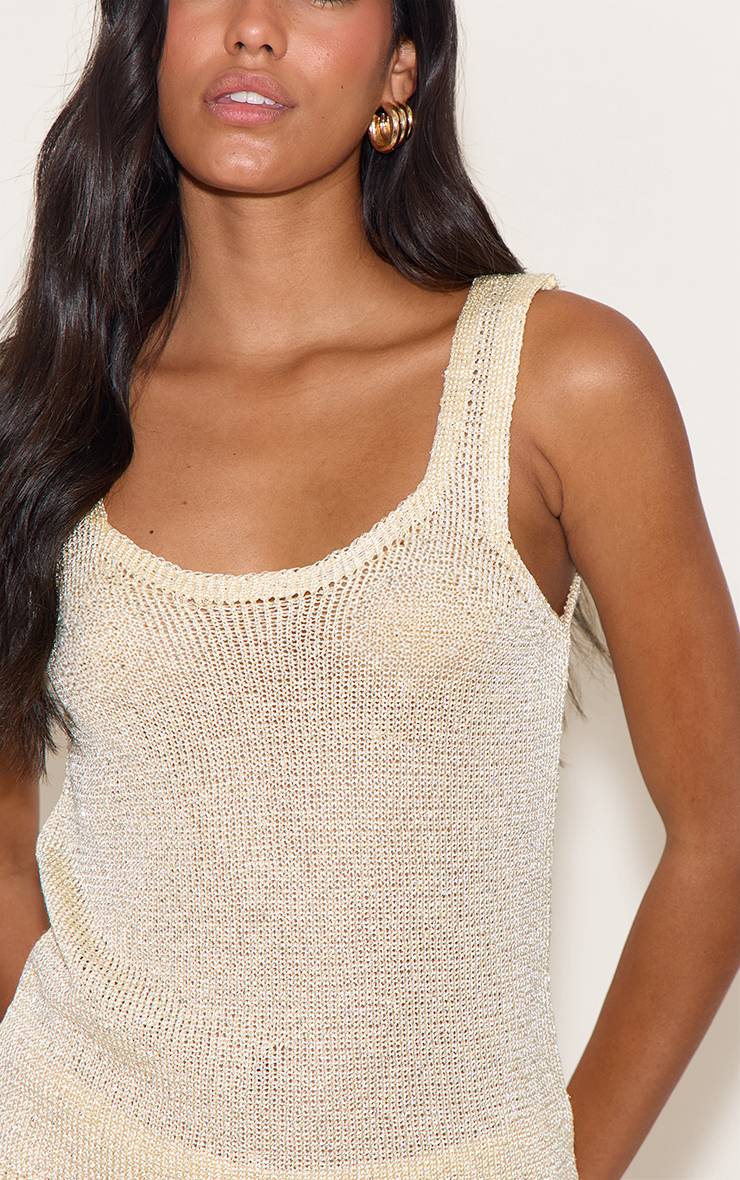 Gilet En Maille À Sequins