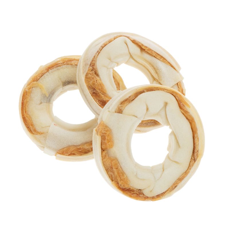 Barkoo Deli Rings au poulet Anneaux à mâcher pour chien