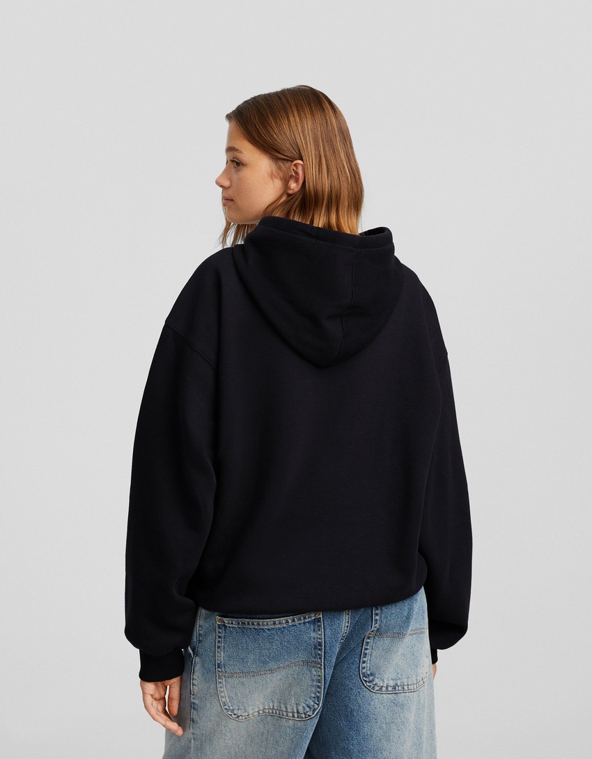 Moletom oversized com bolso