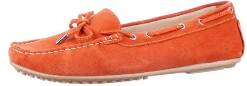 03-003-12 Babouche oranje - maat 43 mocassin oranje - maat 43 Calandschoen