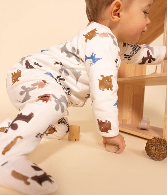 Pyjama bébé chiens en molleton