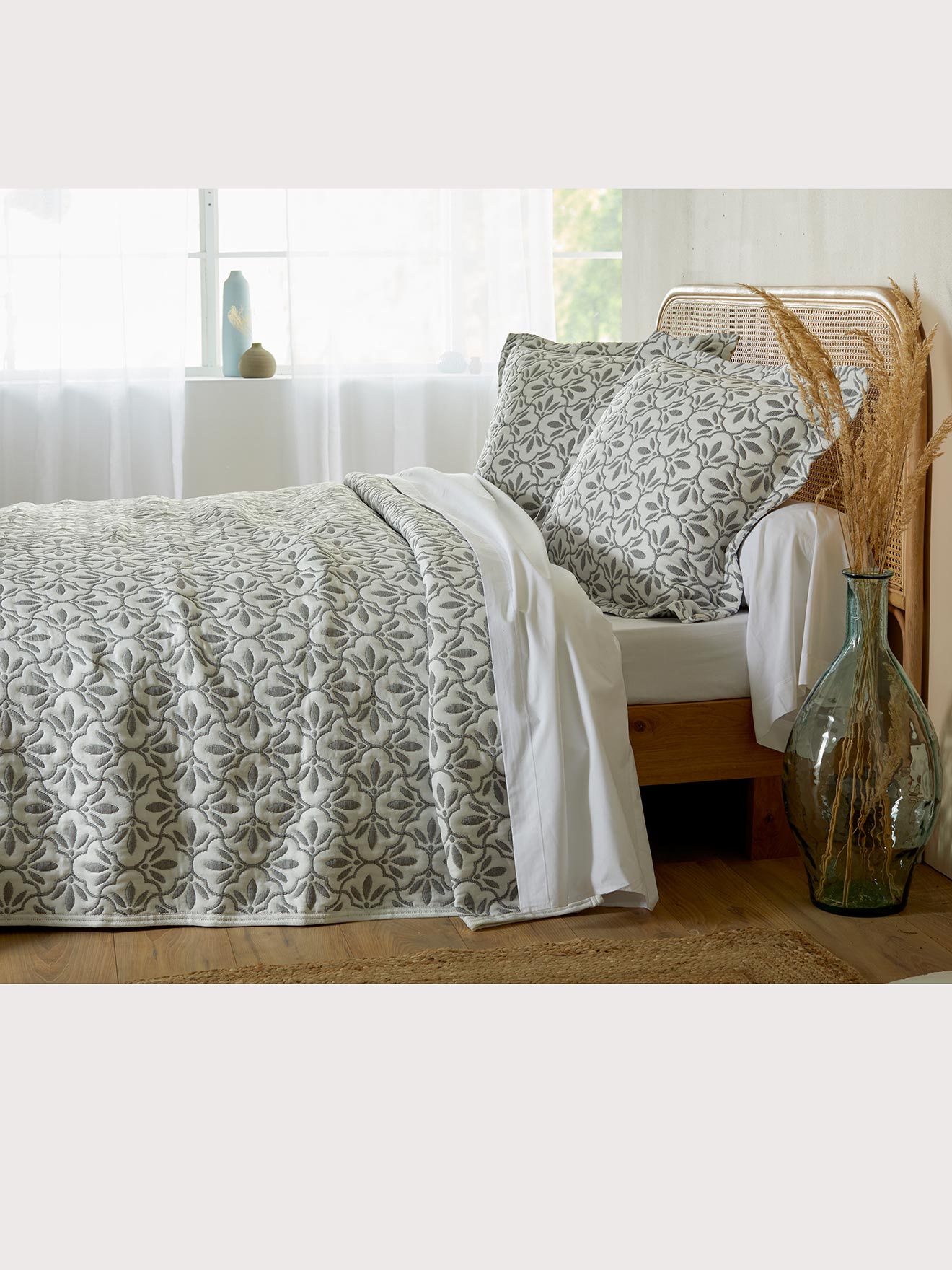 Couvre-lit jacquard