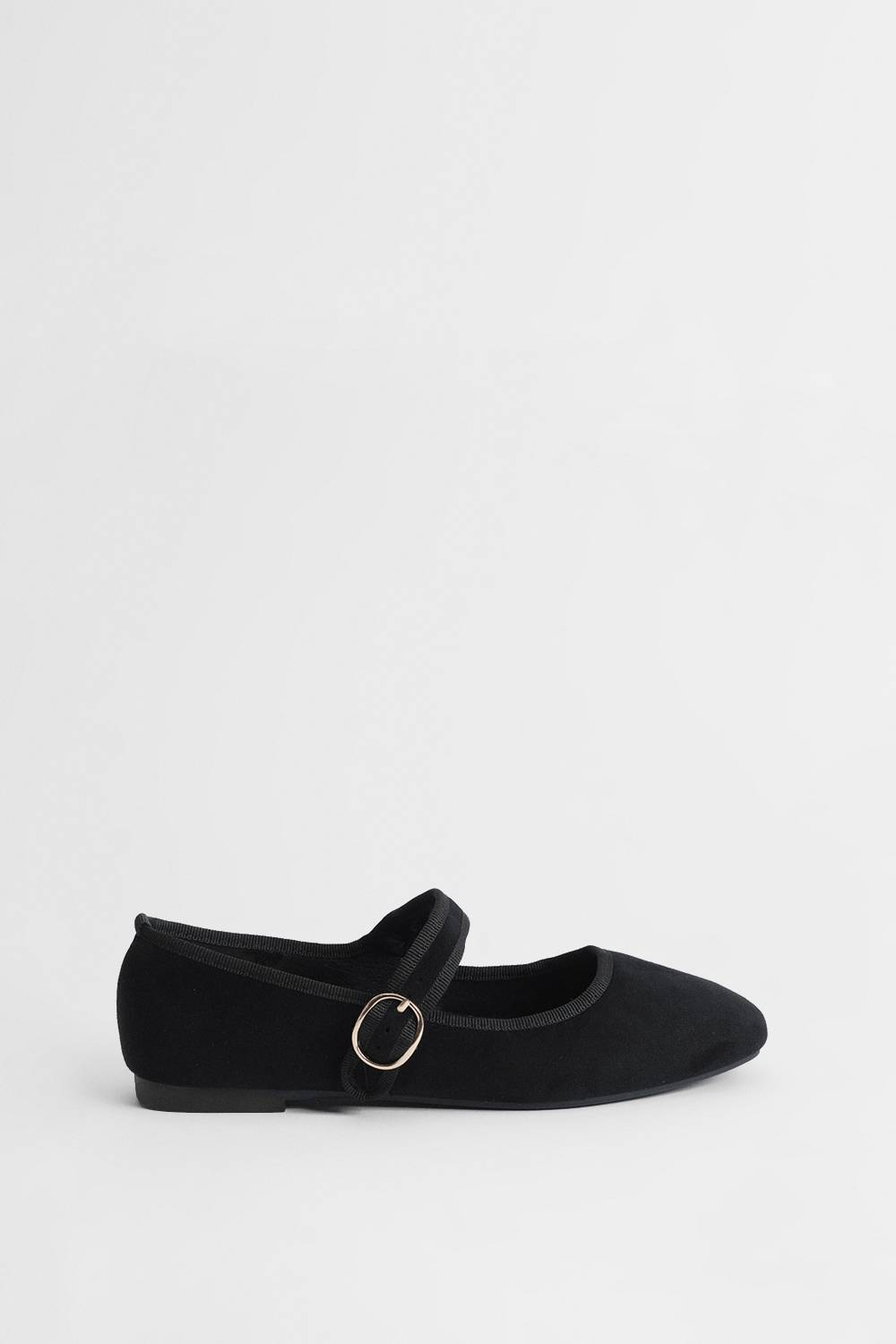 Oasis Ballerines Mary Jane Buffie en Synthétique à Bout Carré avec Semelle Rembourrée