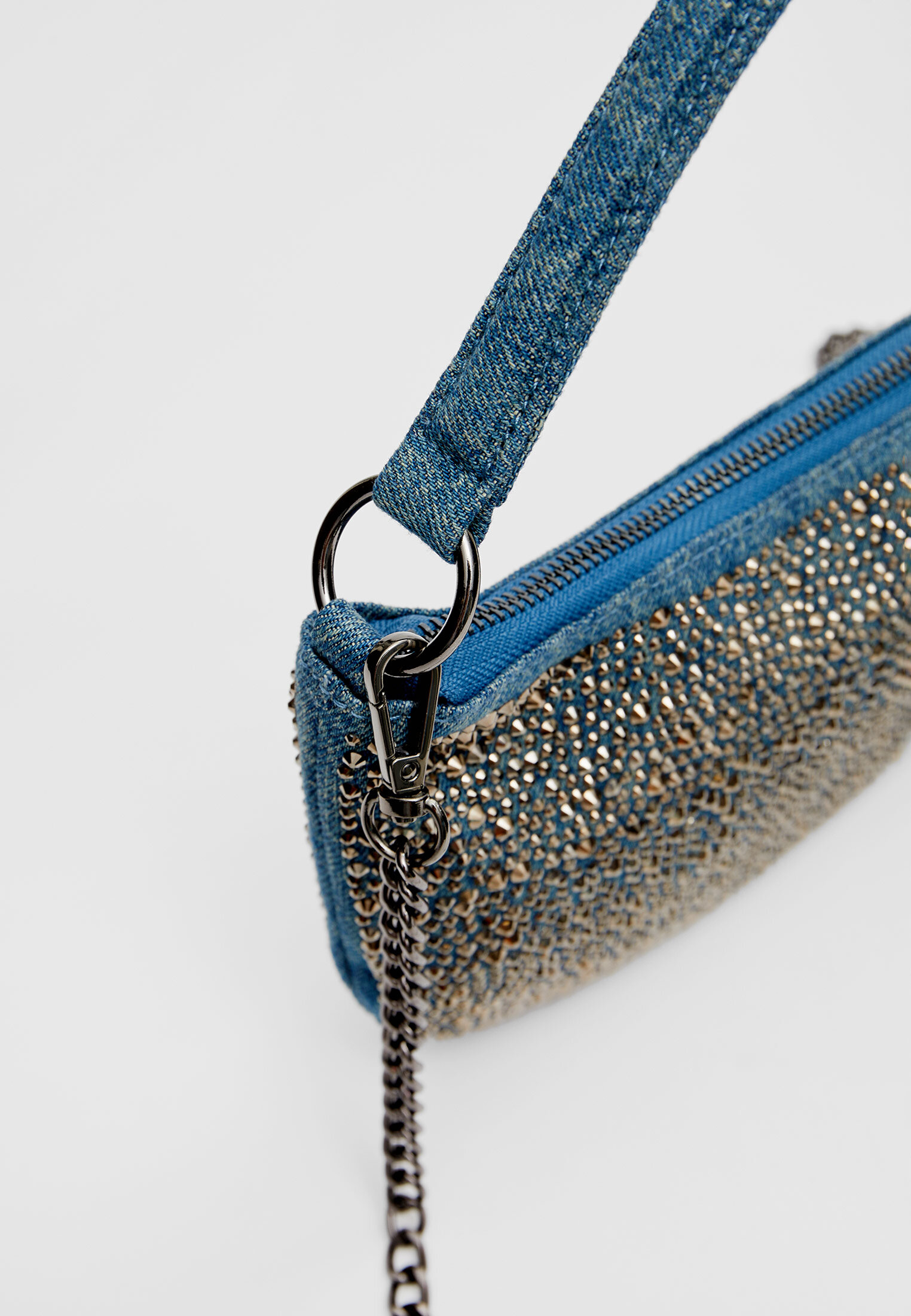 Bolsa pequena com strass