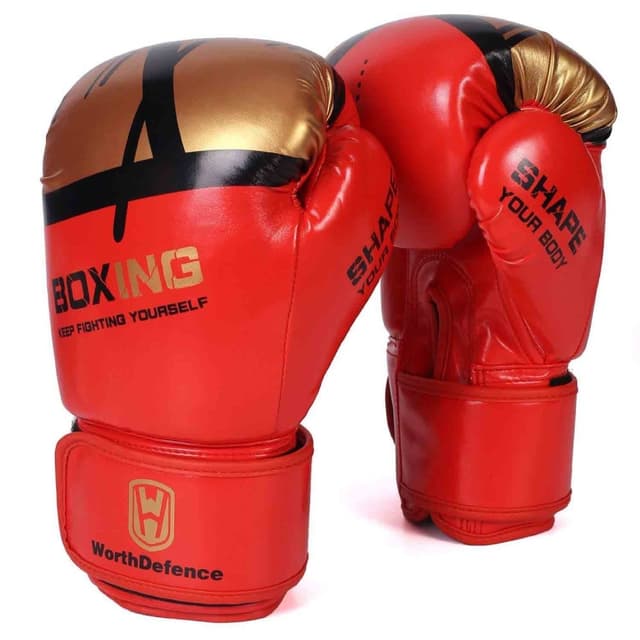 WOSWEIR 1 par 12 oz boksehandsker Kickboxing træning for voksne