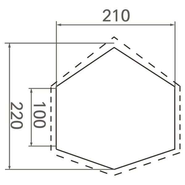 Tapis de sol tente VAUDE FP SPACE SEAMLESS 1-2P BARK