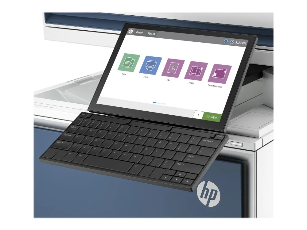 HP LaserJet Enterprise Flow MFP 5800zf - Multifunktionsprinter - farve - laser - Legal (216 x 356 mm) (original) - A4/Legal (medie) - op til 43 spm (kopiering) - op til 43 spm (udskriver) - 650 ark - 33.6 Kbps - Gigabit LAN, USB 2.0 vært, USB 3.0, US