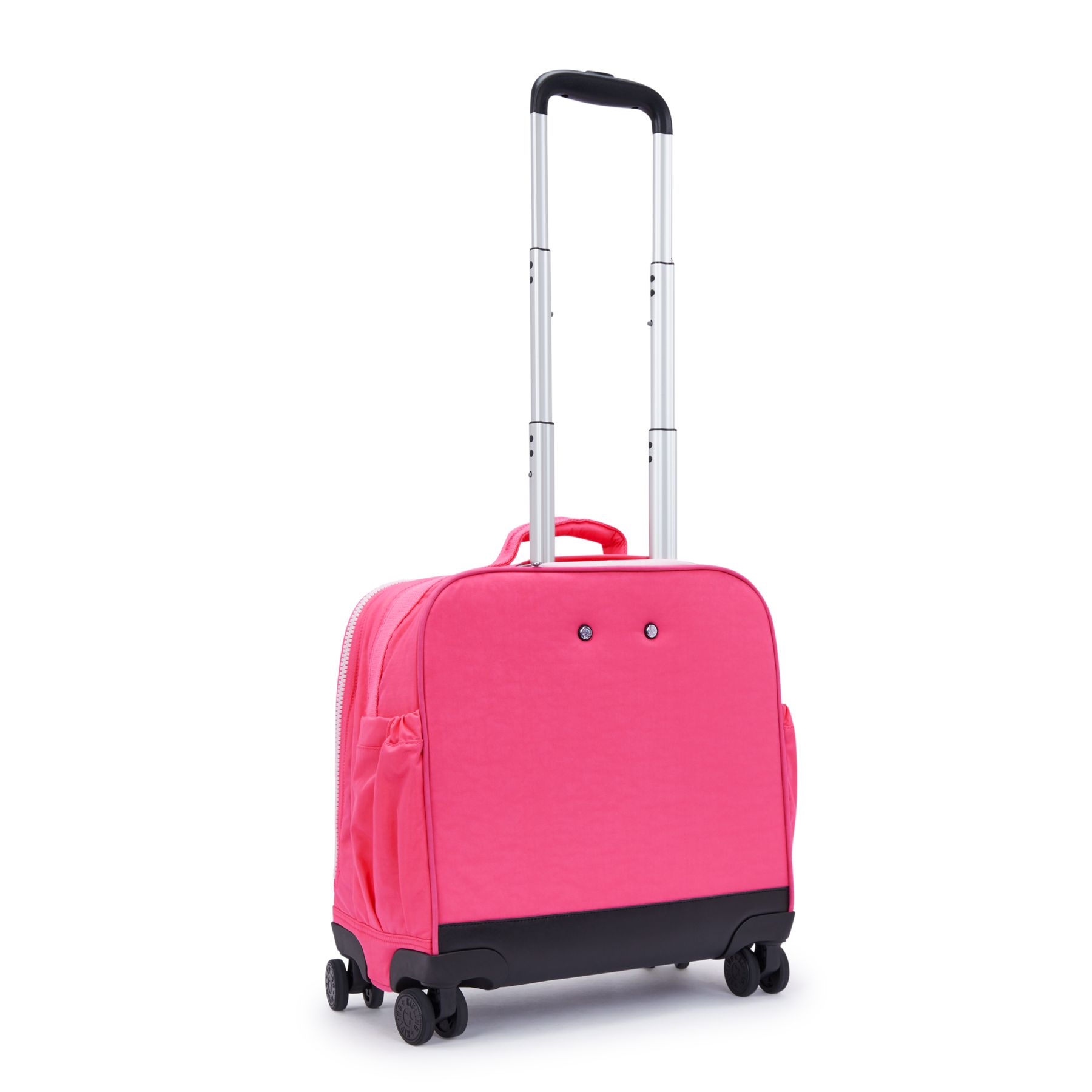 NEW STORIA Sac d'école à 4 roues pour enfants avec compartiment pour ordinateur - Happy Pink Combo