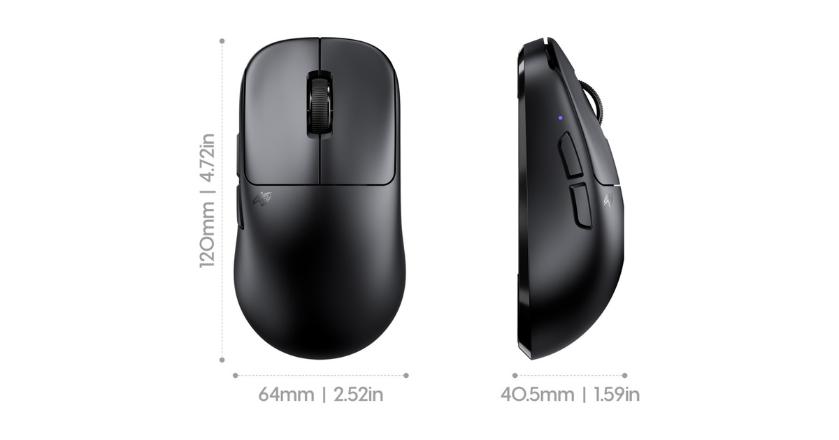 PulsarTenZ Signature Edition gaming muis  (Zwart, 32000 DPI, 8000 Hz)