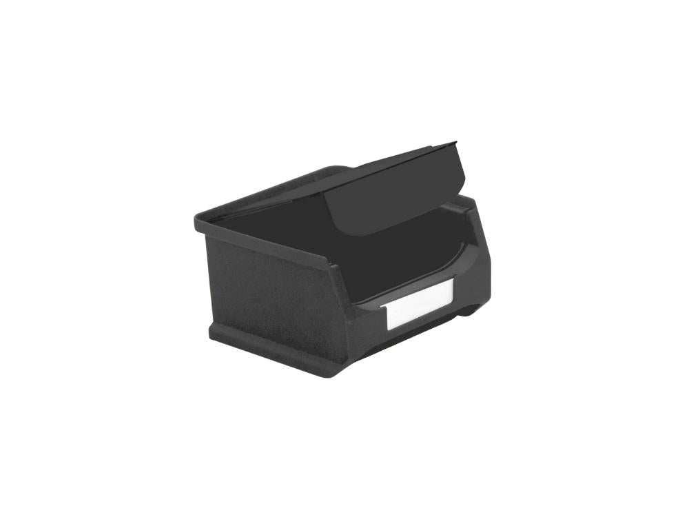 PROREGAL Value Pack 5 x Geleidende opbergdoos 1.0 met deksel HxBxD 6 x 10 x 10 cm 0,4 liter ESD-opslagcontainer Opbergdoos