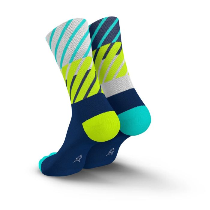 Incylence Unisex Strømper Running Diagonals Socks Hvid