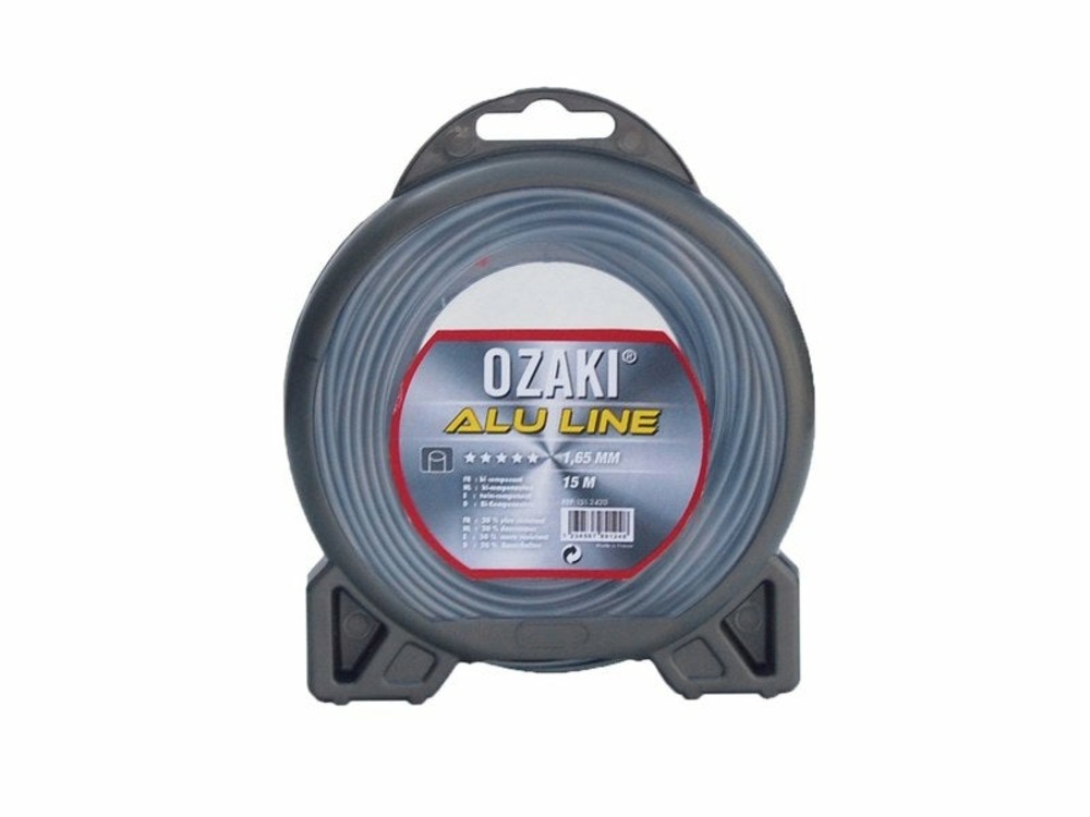 Coque fil nylon ozaki alu line - longueur: 15m, ø: 1,60mm