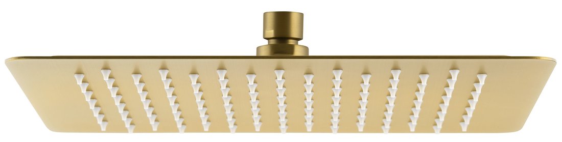 Sapho Moro vierkante douchekop 30x30cm goud mat
