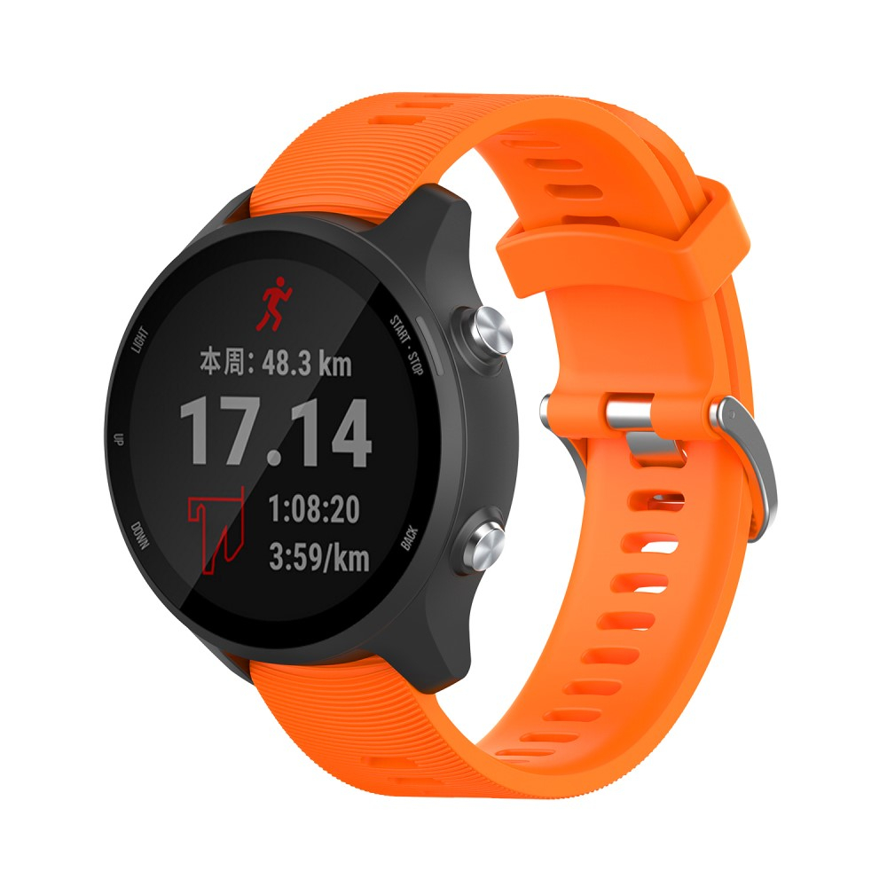 Samsung Galaxy Watch 4 Classic (46mm) Ersatz Sport Silikon Armband (Gelenkumfang: 165 - 205mm) - Orange