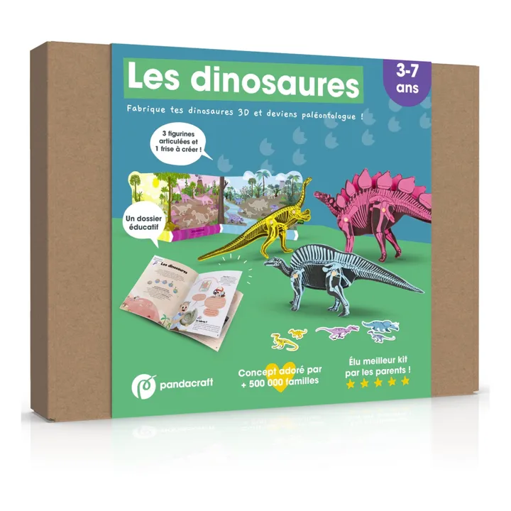 Pandacraft Kit éducatif et créatif Dino